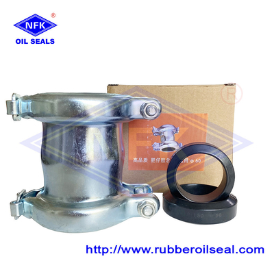 Tire Coupling NBR FKM Rubber Oil Injection Pipe Coupling With Rub-Ber Type Element