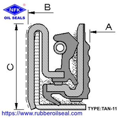 Wheel Hub Oil Seal TAN TAN-4 TAN-6 TAN-8 TAN-9 TANY Hydraulic High Pressure Skeleton Shaft Oil Seal Cassette Seal