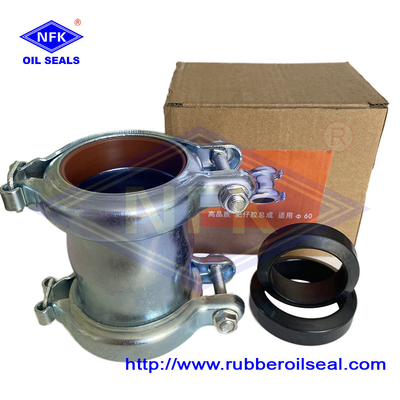 Tire Coupling NBR FKM Rubber Oil Injection Pipe Coupling With Rub-Ber Type Element