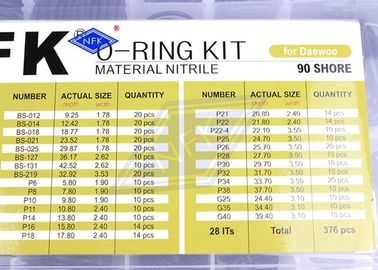 DOOSAN High Pressure O Ring Kits , Heat Resistant O Rings Hydraulic Style