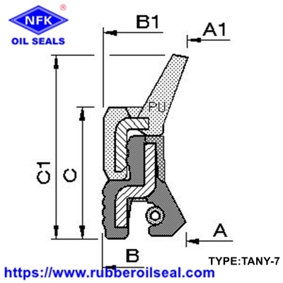 Wheel Hub Oil Seal TAN TAN-4 TAN-6 TAN-8 TAN-9 TANY Hydraulic High Pressure Skeleton Shaft Oil Seal Cassette Seal