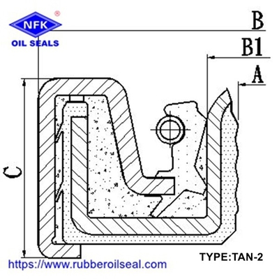 Wheel Hub Oil Seal TAN TAN-4 TAN-6 TAN-8 TAN-9 TANY Hydraulic High Pressure Skeleton Shaft Oil Seal Cassette Seal