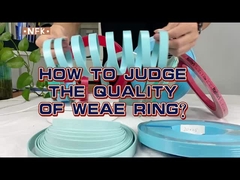 Materiale PTFE Anelli idraulici resistenti all'usura ad alta elasticità